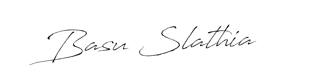 The best way (Antro_Vectra) to make a short signature is to pick only two or three words in your name. The name Basu Slathia include a total of six letters. For converting this name. Basu Slathia signature style 6 images and pictures png