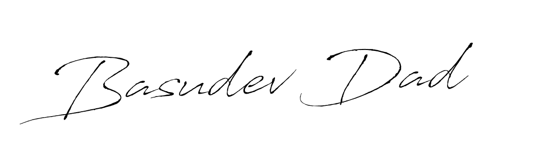 Create a beautiful signature design for name Basudev Dad. With this signature (Antro_Vectra) fonts, you can make a handwritten signature for free. Basudev Dad signature style 6 images and pictures png