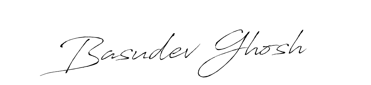 Make a beautiful signature design for name Basudev Ghosh. With this signature (Antro_Vectra) style, you can create a handwritten signature for free. Basudev Ghosh signature style 6 images and pictures png