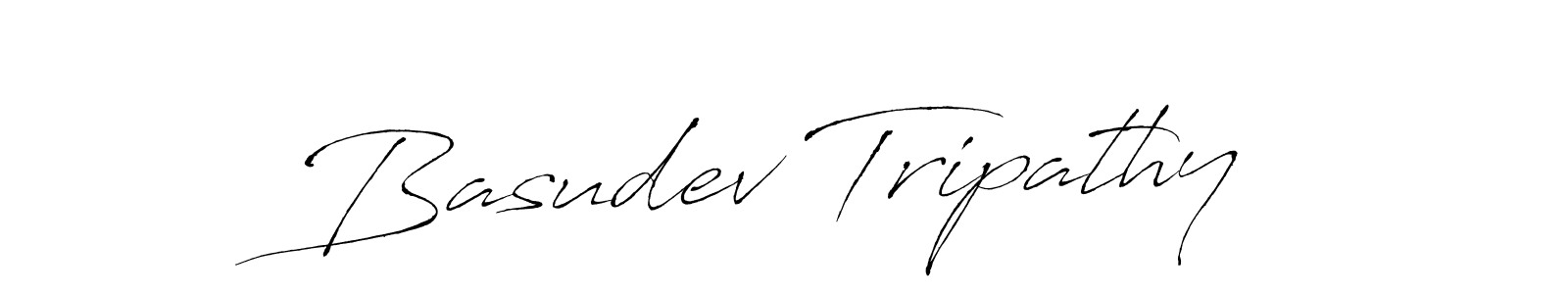 Basudev Tripathy stylish signature style. Best Handwritten Sign (Antro_Vectra) for my name. Handwritten Signature Collection Ideas for my name Basudev Tripathy. Basudev Tripathy signature style 6 images and pictures png