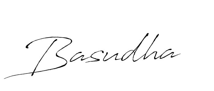 Basudha stylish signature style. Best Handwritten Sign (Antro_Vectra) for my name. Handwritten Signature Collection Ideas for my name Basudha. Basudha signature style 6 images and pictures png