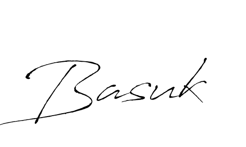 How to make Basuk signature? Antro_Vectra is a professional autograph style. Create handwritten signature for Basuk name. Basuk signature style 6 images and pictures png