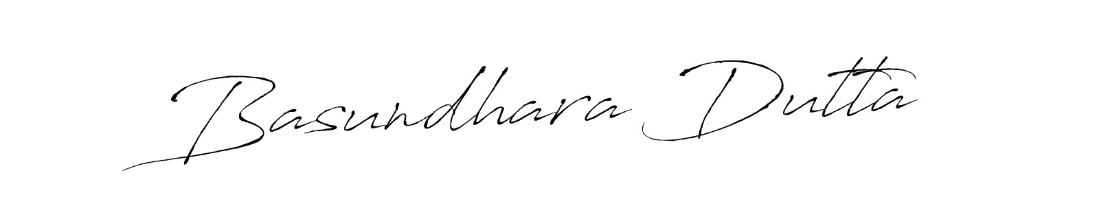 Design your own signature with our free online signature maker. With this signature software, you can create a handwritten (Antro_Vectra) signature for name Basundhara Dutta. Basundhara Dutta signature style 6 images and pictures png