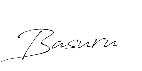 Make a beautiful signature design for name Basuru. With this signature (Antro_Vectra) style, you can create a handwritten signature for free. Basuru signature style 6 images and pictures png