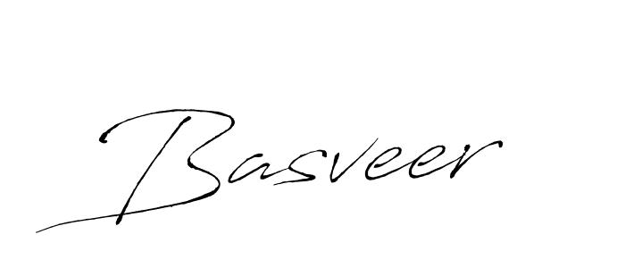 Basveer stylish signature style. Best Handwritten Sign (Antro_Vectra) for my name. Handwritten Signature Collection Ideas for my name Basveer. Basveer signature style 6 images and pictures png