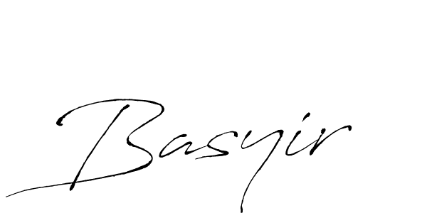 It looks lik you need a new signature style for name Basyir. Design unique handwritten (Antro_Vectra) signature with our free signature maker in just a few clicks. Basyir signature style 6 images and pictures png