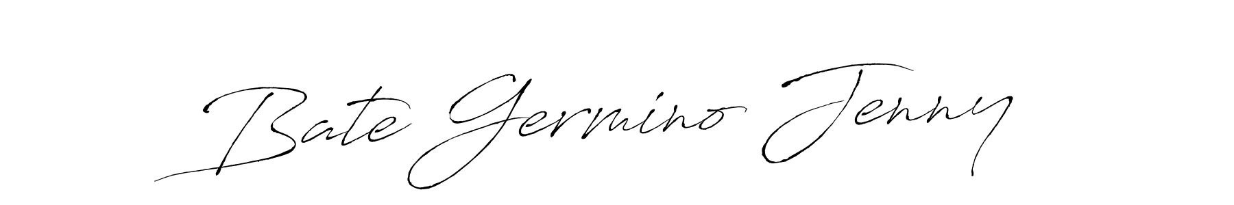 Create a beautiful signature design for name Bate Germino Jenny. With this signature (Antro_Vectra) fonts, you can make a handwritten signature for free. Bate Germino Jenny signature style 6 images and pictures png