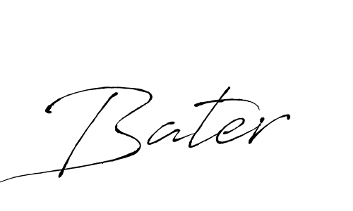 Design your own signature with our free online signature maker. With this signature software, you can create a handwritten (Antro_Vectra) signature for name Bater. Bater signature style 6 images and pictures png