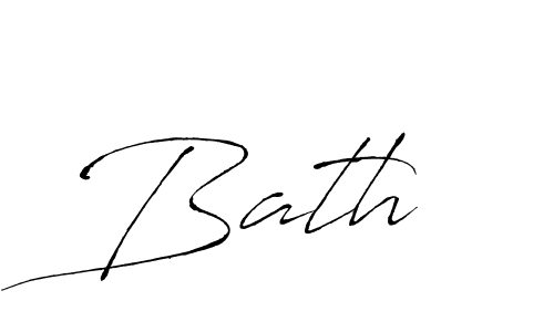 Also we have Bath  name is the best signature style. Create professional handwritten signature collection using Antro_Vectra autograph style. Bath  signature style 6 images and pictures png