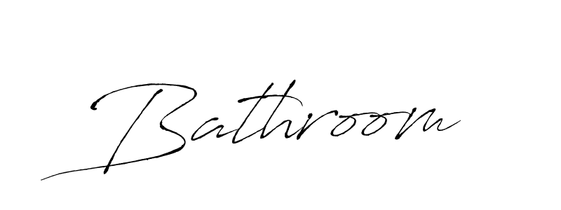 Make a beautiful signature design for name Bathroom. With this signature (Antro_Vectra) style, you can create a handwritten signature for free. Bathroom signature style 6 images and pictures png