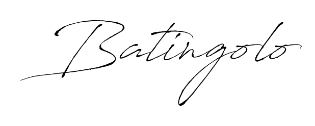 Generate high-definition signature styles for Batingolo. The Antro_Vectra typeface ensures crisp legibility and sophisticated design. Batingolo signature style 6 images and pictures png
