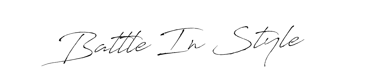 Make a beautiful signature design for name Battle In Style. With this signature (Antro_Vectra) style, you can create a handwritten signature for free. Battle In Style signature style 6 images and pictures png