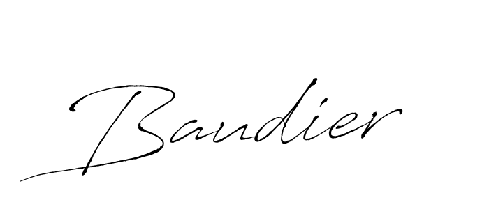 Use a signature maker to create a handwritten signature online. With this signature software, you can design (Antro_Vectra) your own signature for name Baudier. Baudier signature style 6 images and pictures png