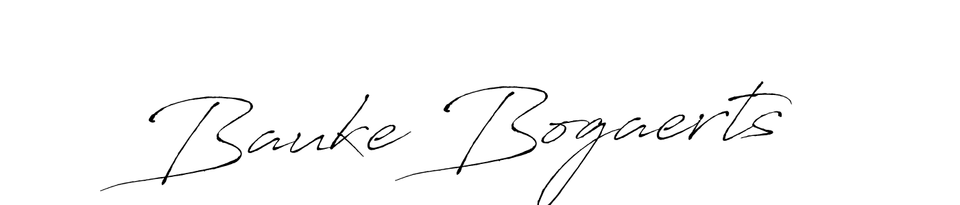 Design your own signature with our free online signature maker. With this signature software, you can create a handwritten (Antro_Vectra) signature for name Bauke Bogaerts. Bauke Bogaerts signature style 6 images and pictures png