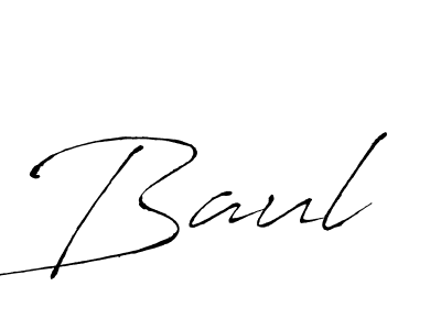 You should practise on your own different ways (Antro_Vectra) to write your name (Baul) in signature. don't let someone else do it for you. Baul signature style 6 images and pictures png