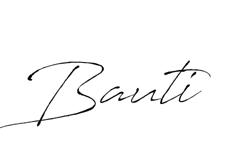 You should practise on your own different ways (Antro_Vectra) to write your name (Bauti) in signature. don't let someone else do it for you. Bauti signature style 6 images and pictures png