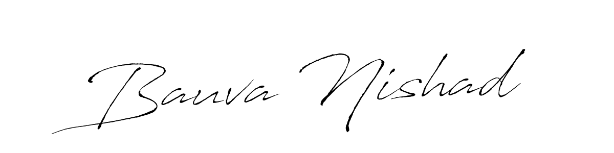 You can use this online signature creator to create a handwritten signature for the name Bauva Nishad. This is the best online autograph maker. Bauva Nishad signature style 6 images and pictures png