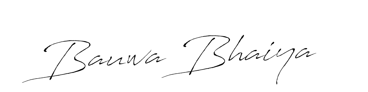 How to make Bauwa Bhaiya signature? Antro_Vectra is a professional autograph style. Create handwritten signature for Bauwa Bhaiya name. Bauwa Bhaiya signature style 6 images and pictures png