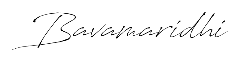 Generate high-definition signature styles for Bavamaridhi. The Antro_Vectra typeface ensures crisp legibility and sophisticated design. Bavamaridhi signature style 6 images and pictures png