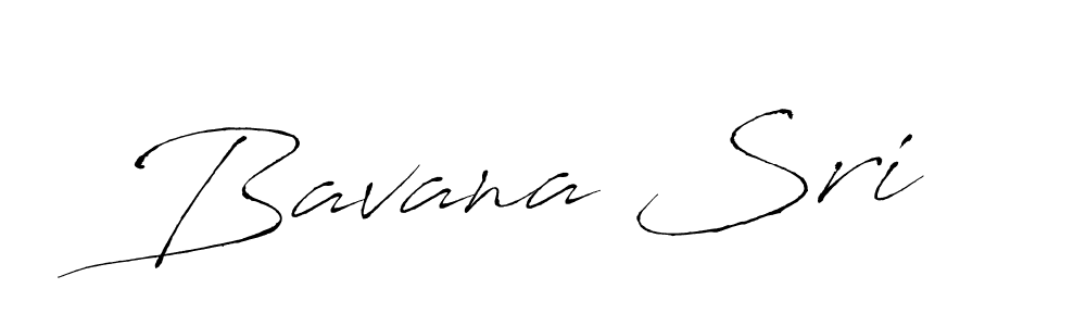 How to make Bavana Sri signature? Antro_Vectra is a professional autograph style. Create handwritten signature for Bavana Sri name. Bavana Sri signature style 6 images and pictures png