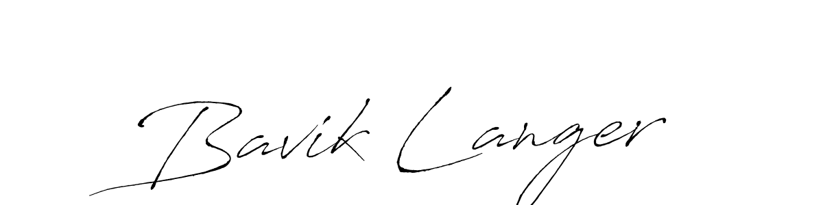Similarly Antro_Vectra is the best handwritten signature design. Signature creator online .You can use it as an online autograph creator for name Bavik Langer. Bavik Langer signature style 6 images and pictures png