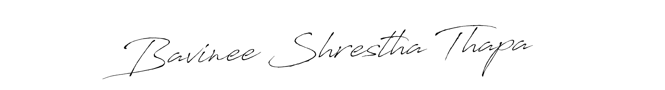 The best way (Antro_Vectra) to make a short signature is to pick only two or three words in your name. The name Bavinee Shrestha Thapa include a total of six letters. For converting this name. Bavinee Shrestha Thapa signature style 6 images and pictures png