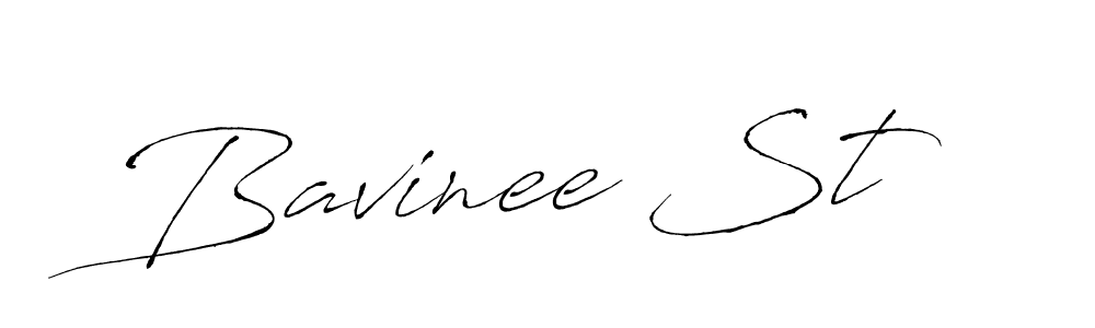 You should practise on your own different ways (Antro_Vectra) to write your name (Bavinee St) in signature. don't let someone else do it for you. Bavinee St signature style 6 images and pictures png