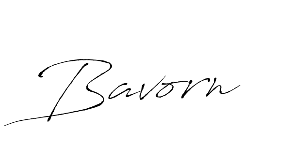 Bavorn stylish signature style. Best Handwritten Sign (Antro_Vectra) for my name. Handwritten Signature Collection Ideas for my name Bavorn. Bavorn signature style 6 images and pictures png