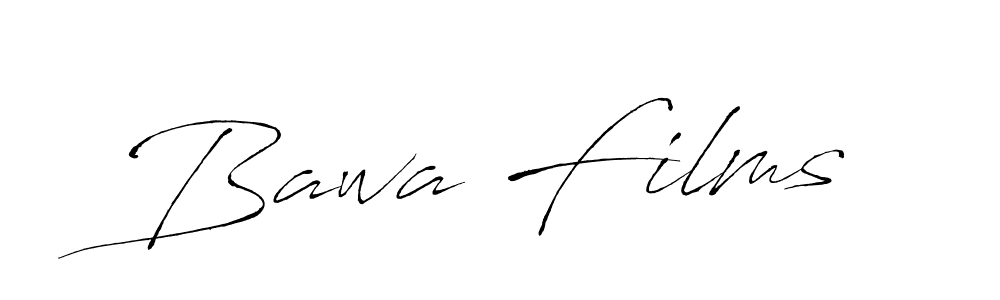 Similarly Antro_Vectra is the best handwritten signature design. Signature creator online .You can use it as an online autograph creator for name Bawa Films. Bawa Films signature style 6 images and pictures png