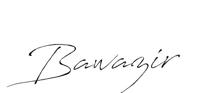 Make a beautiful signature design for name Bawazir. With this signature (Antro_Vectra) style, you can create a handwritten signature for free. Bawazir signature style 6 images and pictures png