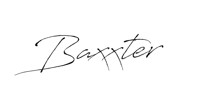 How to make Baxxter signature? Antro_Vectra is a professional autograph style. Create handwritten signature for Baxxter name. Baxxter signature style 6 images and pictures png