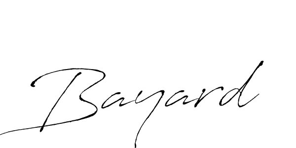 Design your own signature with our free online signature maker. With this signature software, you can create a handwritten (Antro_Vectra) signature for name Bayard. Bayard signature style 6 images and pictures png
