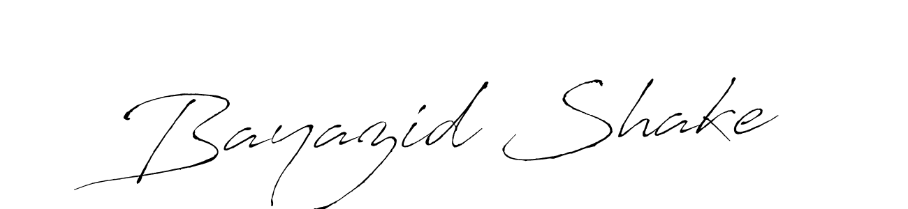 Create a beautiful signature design for name Bayazid Shake. With this signature (Antro_Vectra) fonts, you can make a handwritten signature for free. Bayazid Shake signature style 6 images and pictures png