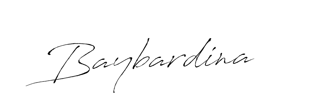Antro_Vectra is a professional signature style that is perfect for those who want to add a touch of class to their signature. It is also a great choice for those who want to make their signature more unique. Get Baybardina name to fancy signature for free. Baybardina signature style 6 images and pictures png