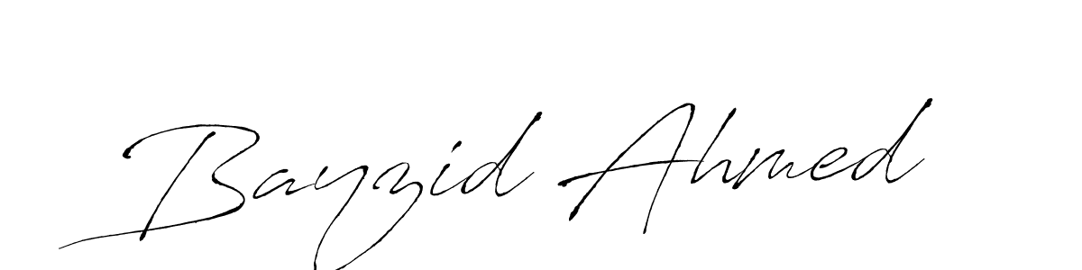 Create a beautiful signature design for name Bayzid Ahmed. With this signature (Antro_Vectra) fonts, you can make a handwritten signature for free. Bayzid Ahmed signature style 6 images and pictures png