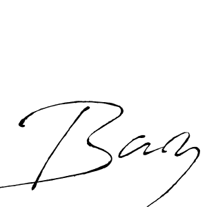 Design your own signature with our free online signature maker. With this signature software, you can create a handwritten (Antro_Vectra) signature for name Baz. Baz signature style 6 images and pictures png