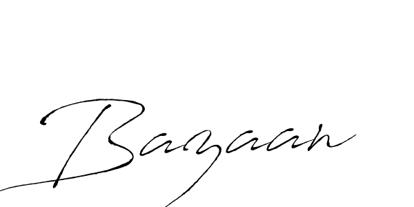 Use a signature maker to create a handwritten signature online. With this signature software, you can design (Antro_Vectra) your own signature for name Bazaan. Bazaan signature style 6 images and pictures png