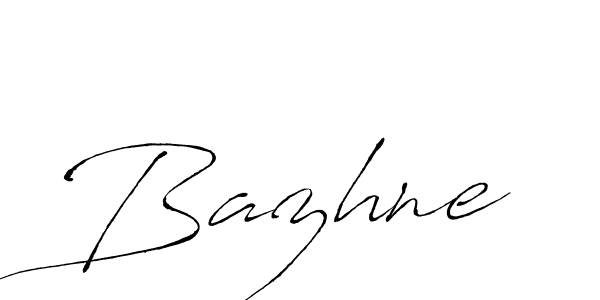 Bazhne stylish signature style. Best Handwritten Sign (Antro_Vectra) for my name. Handwritten Signature Collection Ideas for my name Bazhne. Bazhne signature style 6 images and pictures png