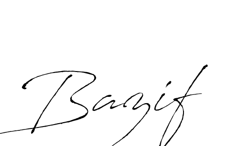 Design your own signature with our free online signature maker. With this signature software, you can create a handwritten (Antro_Vectra) signature for name Bazif. Bazif signature style 6 images and pictures png