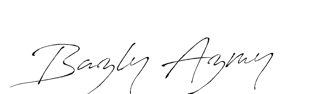 You can use this online signature creator to create a handwritten signature for the name Bazly Azmy. This is the best online autograph maker. Bazly Azmy signature style 6 images and pictures png