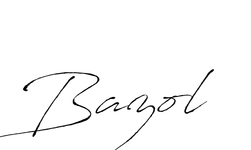 Create a beautiful signature design for name Bazol. With this signature (Antro_Vectra) fonts, you can make a handwritten signature for free. Bazol signature style 6 images and pictures png