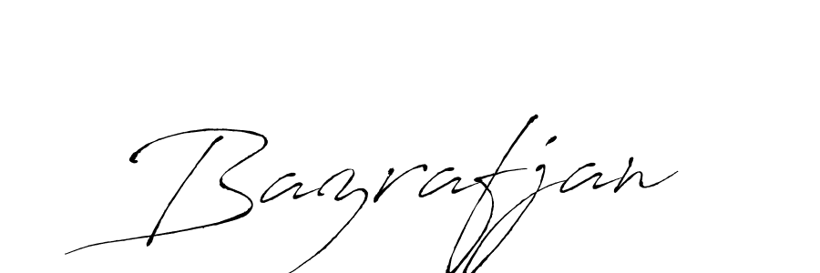 Use a signature maker to create a handwritten signature online. With this signature software, you can design (Antro_Vectra) your own signature for name Bazrafjan. Bazrafjan signature style 6 images and pictures png
