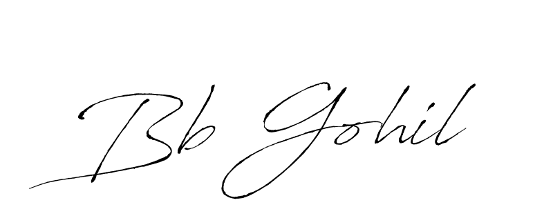 This is the best signature style for the Bb Gohil name. Also you like these signature font (Antro_Vectra). Mix name signature. Bb Gohil signature style 6 images and pictures png