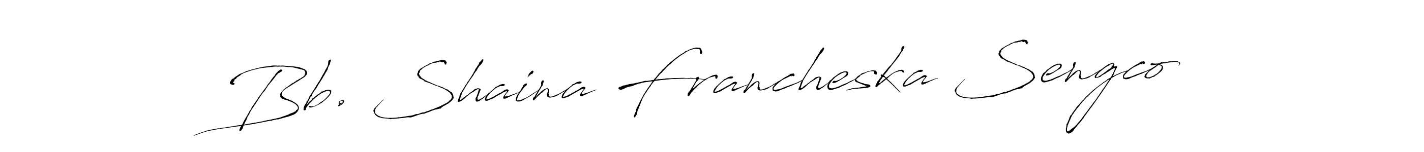 if you are searching for the best signature style for your name Bb. Shaina Francheska Sengco. so please give up your signature search. here we have designed multiple signature styles  using Antro_Vectra. Bb. Shaina Francheska Sengco signature style 6 images and pictures png