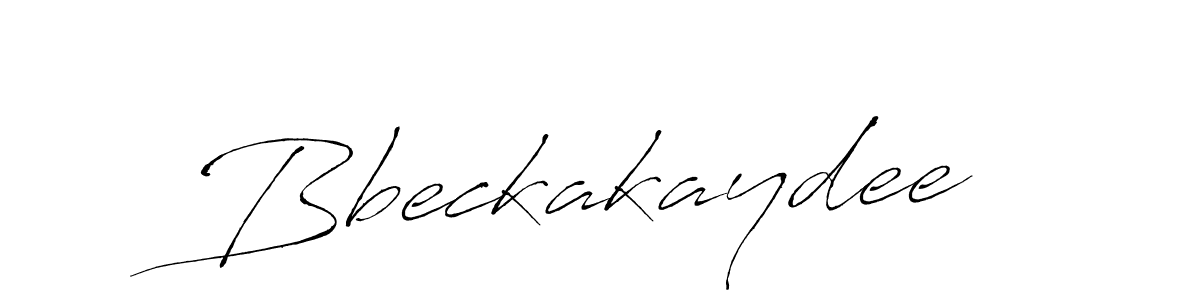 Design your own signature with our free online signature maker. With this signature software, you can create a handwritten (Antro_Vectra) signature for name Bbeckakaydee. Bbeckakaydee signature style 6 images and pictures png