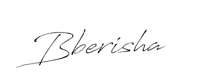 How to make Bberisha name signature. Use Antro_Vectra style for creating short signs online. This is the latest handwritten sign. Bberisha signature style 6 images and pictures png