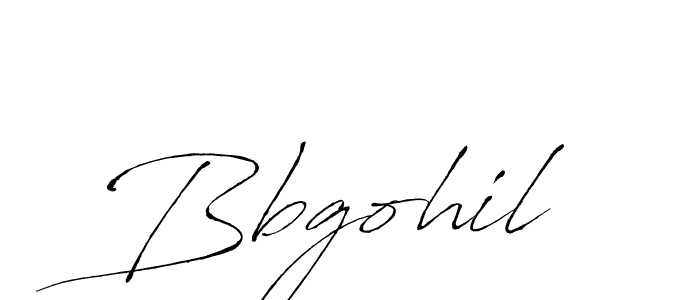 Use a signature maker to create a handwritten signature online. With this signature software, you can design (Antro_Vectra) your own signature for name Bbgohil. Bbgohil signature style 6 images and pictures png