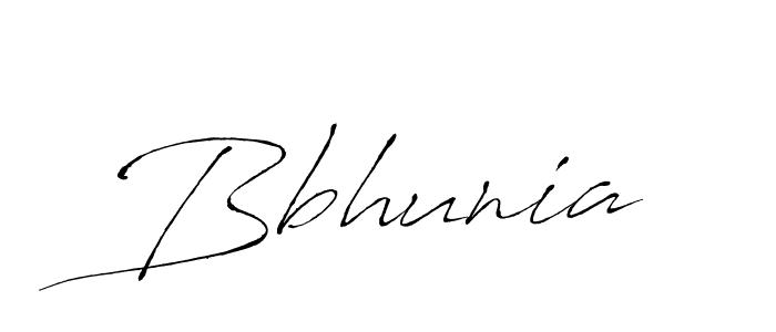 Design your own signature with our free online signature maker. With this signature software, you can create a handwritten (Antro_Vectra) signature for name Bbhunia. Bbhunia signature style 6 images and pictures png
