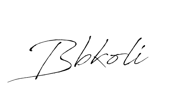 Make a beautiful signature design for name Bbkoli. With this signature (Antro_Vectra) style, you can create a handwritten signature for free. Bbkoli signature style 6 images and pictures png