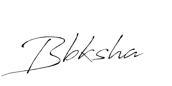 Create a beautiful signature design for name Bbksha. With this signature (Antro_Vectra) fonts, you can make a handwritten signature for free. Bbksha signature style 6 images and pictures png